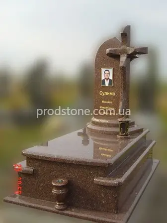 Эксклюзивный одинарный памятник №23